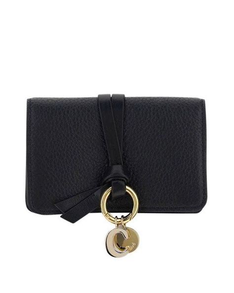 chloe alphabet wallet black|chloe wallet alphabet.